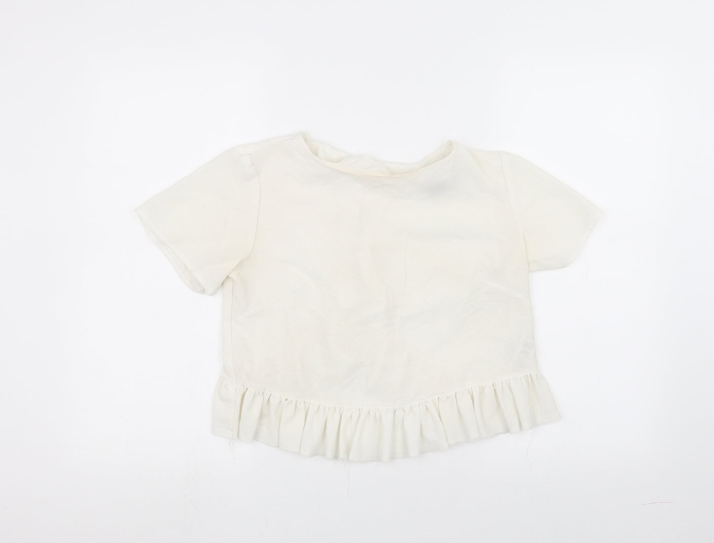 ASOS Womens White   Basic T-Shirt Size 10