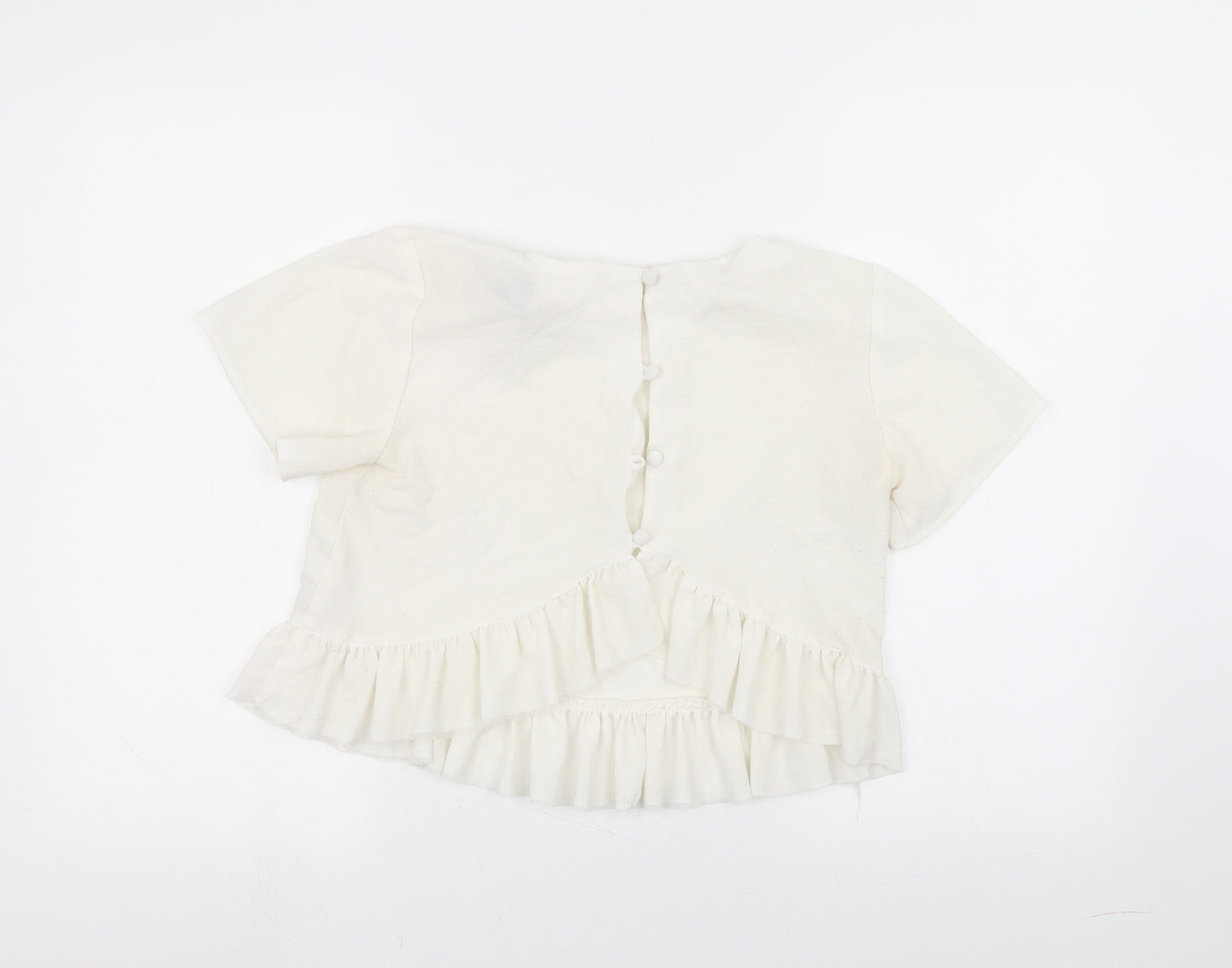 ASOS Womens White   Basic T-Shirt Size 10