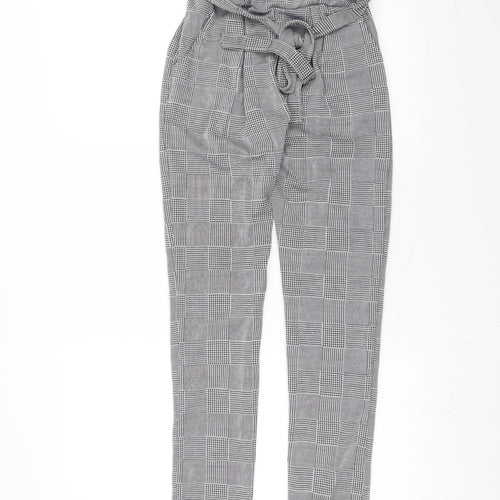 Prague Womens Black   Trousers  Size 8 L25 in