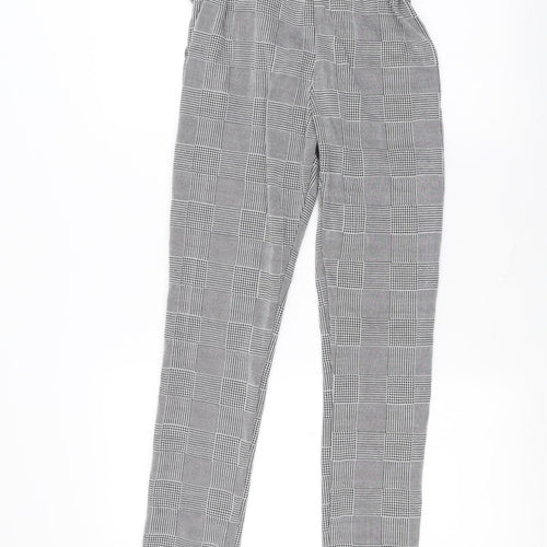 Prague Womens Black   Trousers  Size 8 L25 in