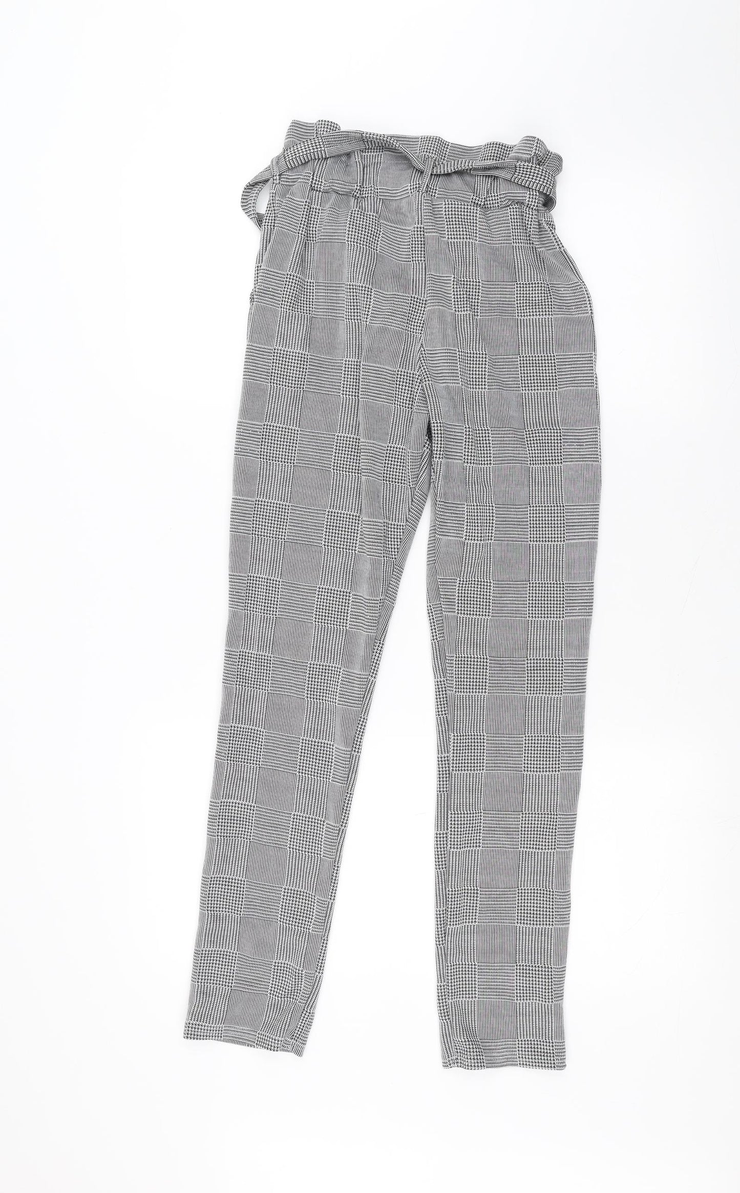 Prague Womens Black   Trousers  Size 8 L25 in