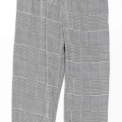 Prague Womens Black   Trousers  Size 8 L25 in