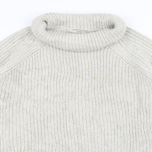 George Womens White  Knit Pullover Jumper Size L