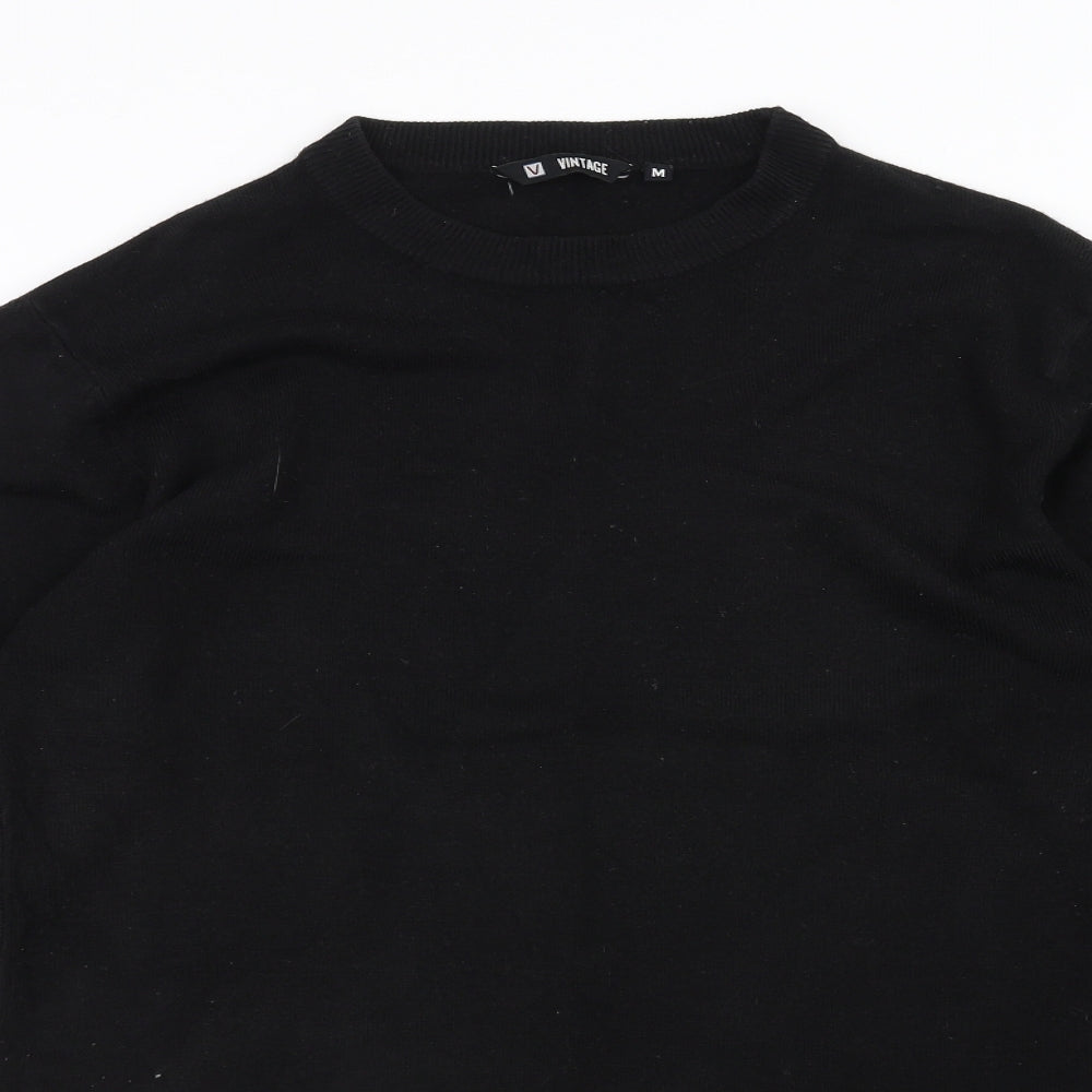 Vintage Mens Black    T-Shirt Size M
