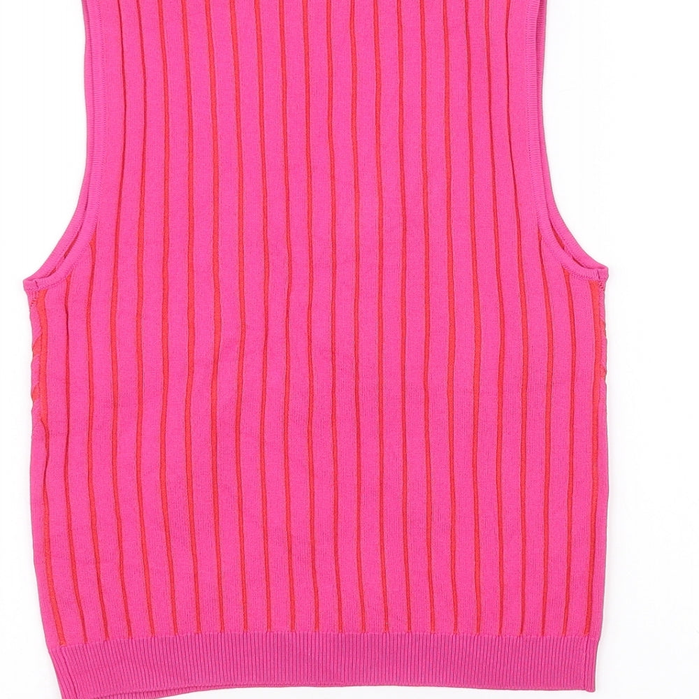 Zara Womens Pink   Basic T-Shirt Size S