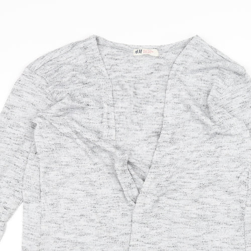 H&M Girls Grey   Jacket Coatigan Size 14 Years