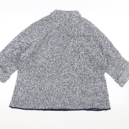 F&F Womens White  Knit Pullover Jumper Size 12