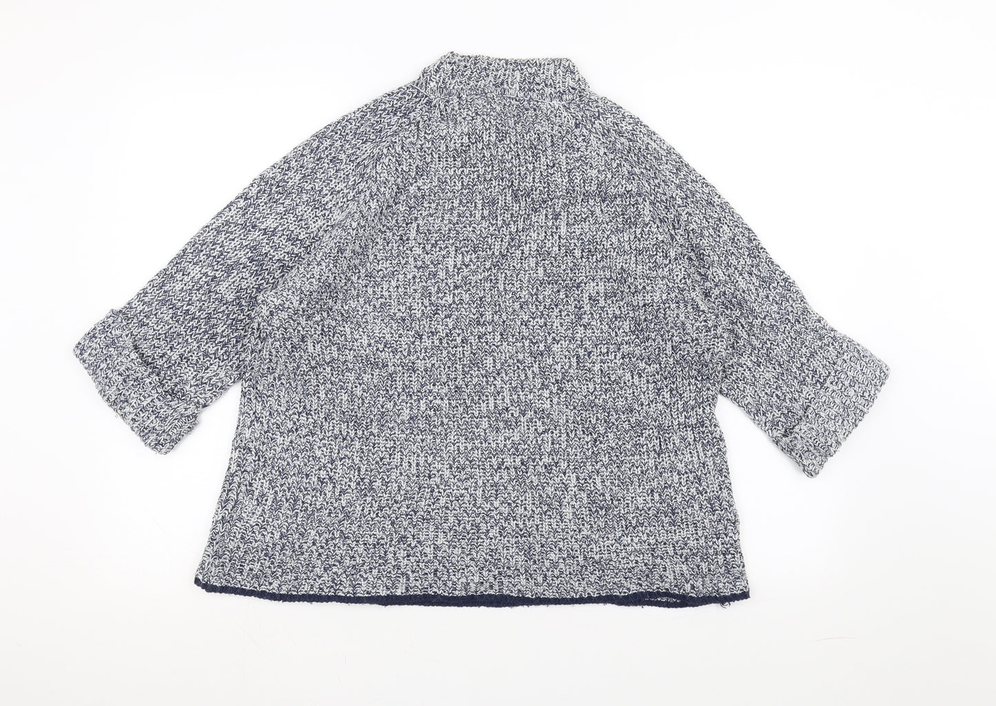 F&F Womens White  Knit Pullover Jumper Size 12