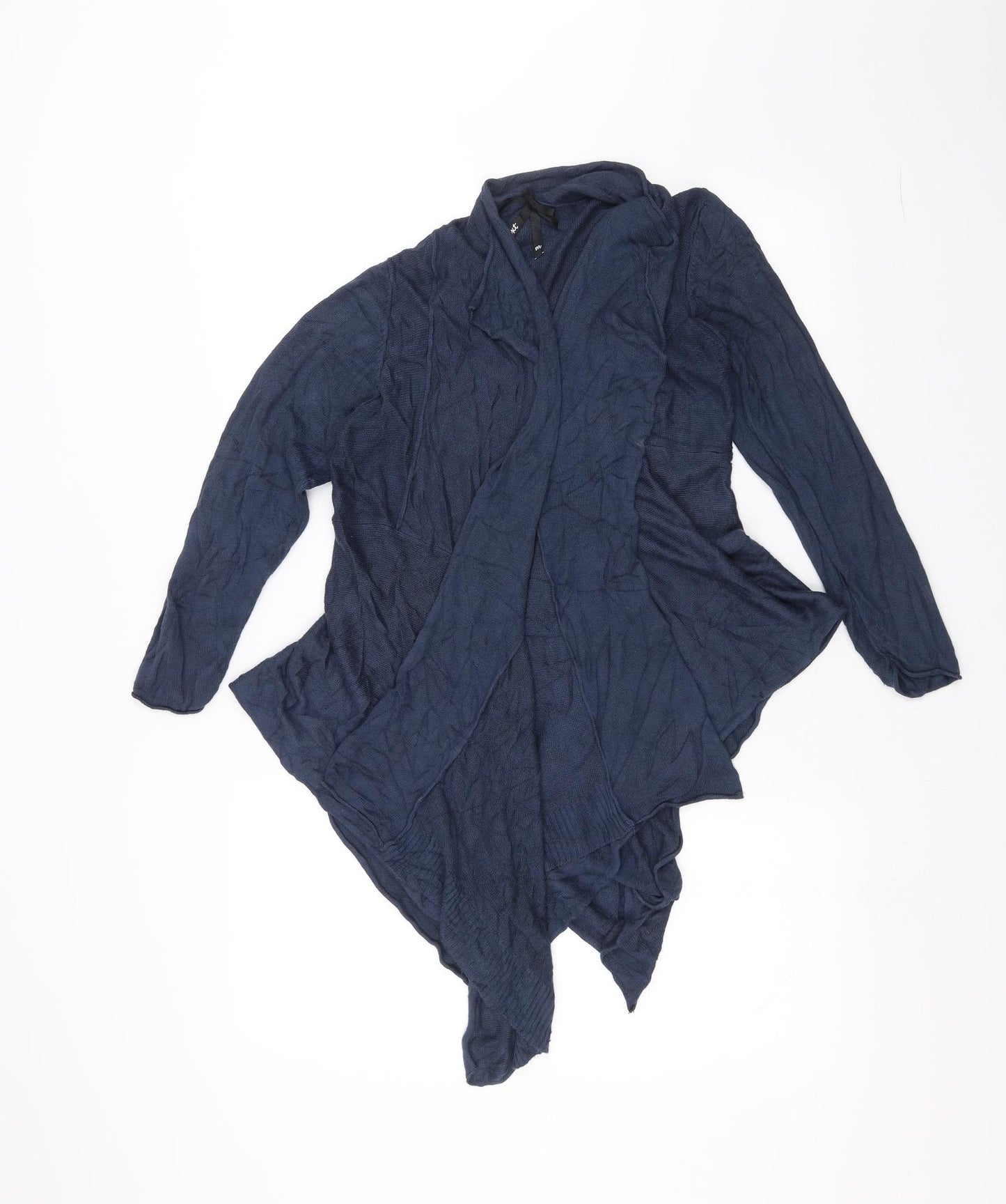 Text Womens Blue   Cardigan Jumper Size M