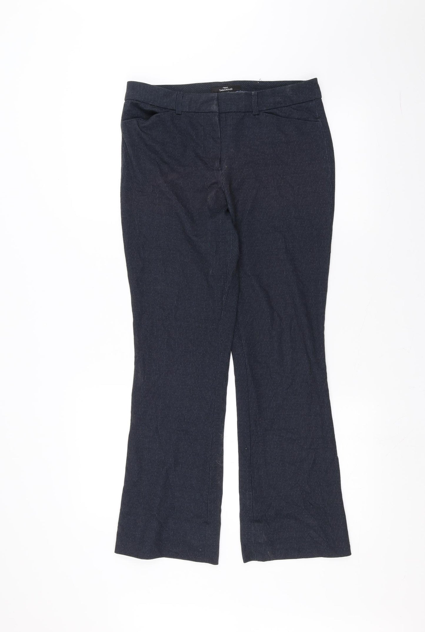 NEXT Womens Blue   Trousers  Size 10 L25 in
