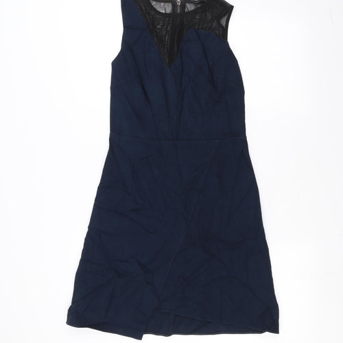 Topshop Womens Blue   A-Line  Size 8