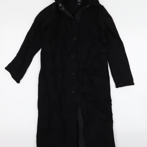 LOFT Womens Black   Overcoat Jacket Size S
