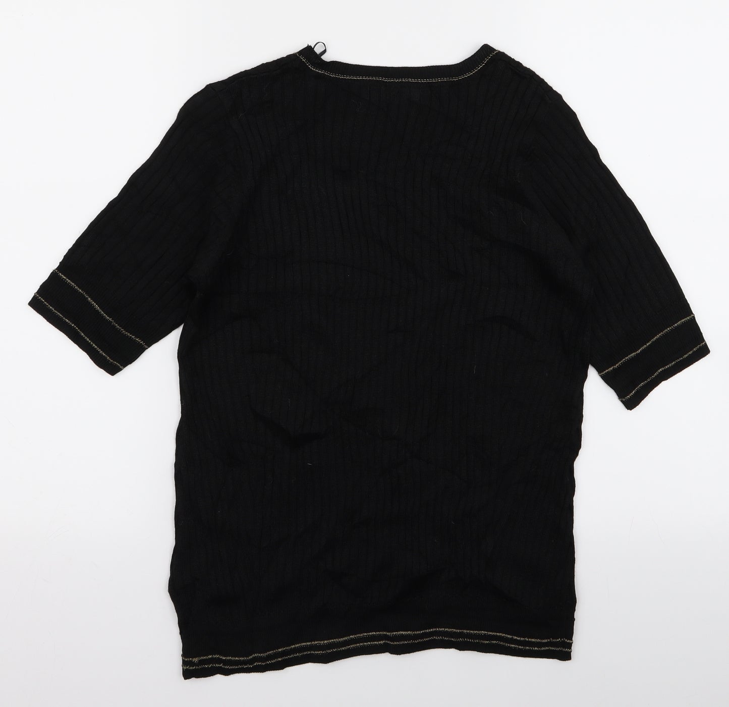 peruna Womens Black   Basic T-Shirt Size 14
