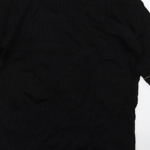 peruna Womens Black   Basic T-Shirt Size 14