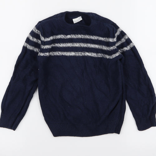 F&F Boys Blue   Pullover Jumper Size 3 Years