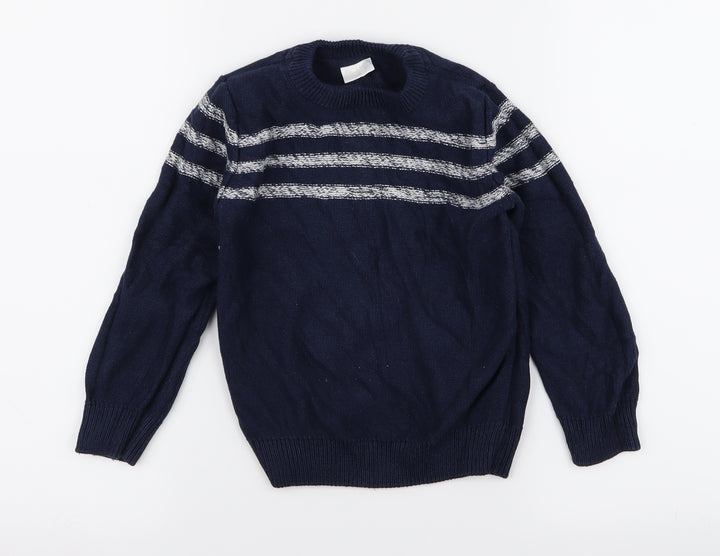 F&F Boys Blue Pullover Jumper Size 3 Years