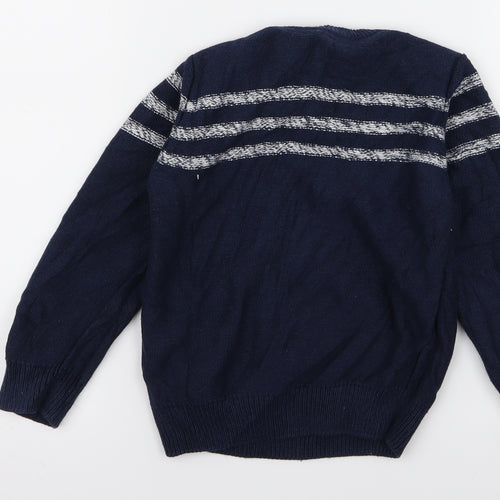 F&F Boys Blue   Pullover Jumper Size 3 Years