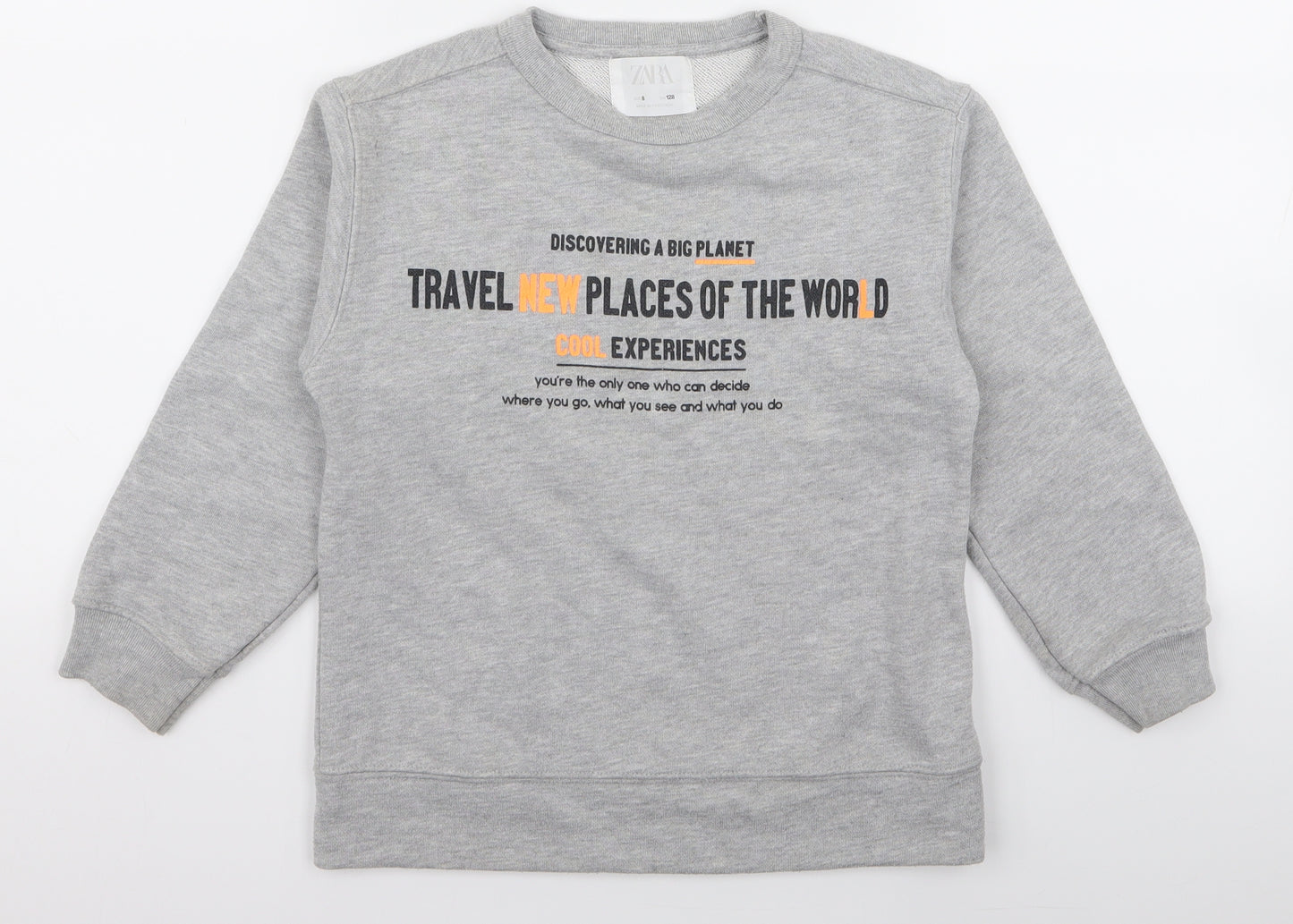 Zara Womens Grey   Pullover Jumper Size 8  - travel
