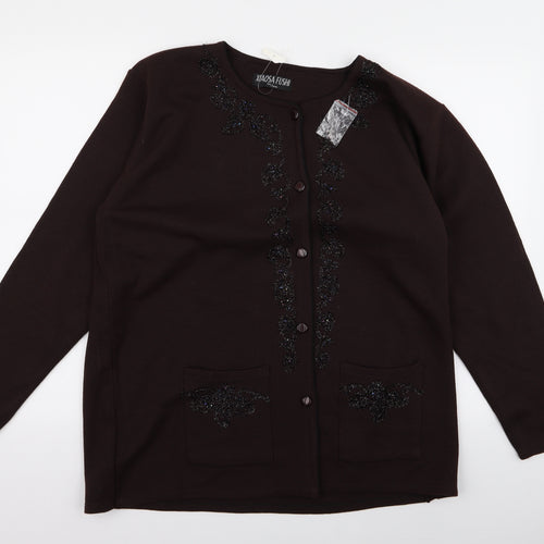 Xiaosa Fushi Womens Brown   Jacket  Size 3XL