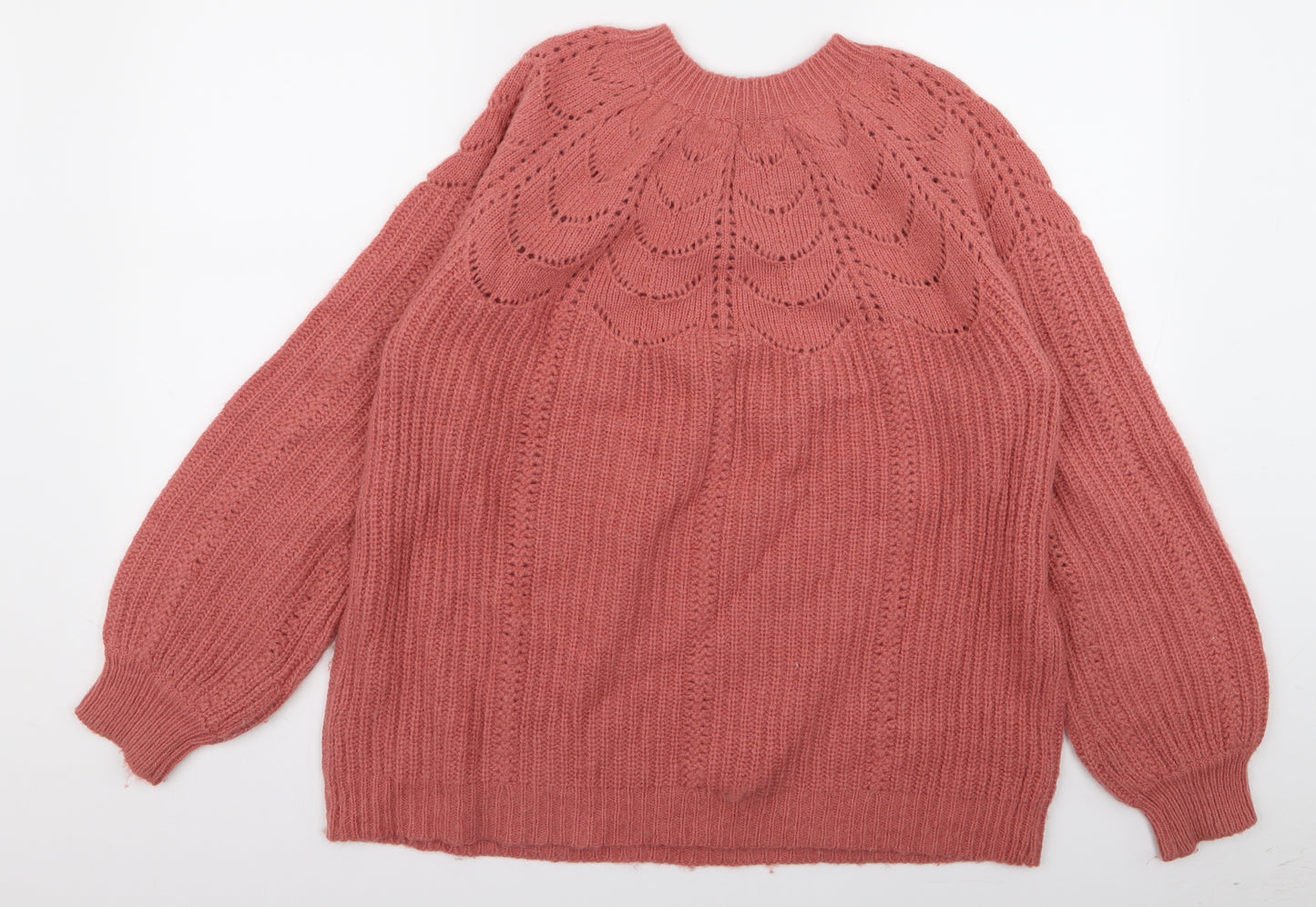 Joules Womens Pink   Pullover Jumper Size L