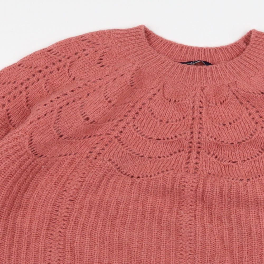 Joules Womens Pink   Pullover Jumper Size L