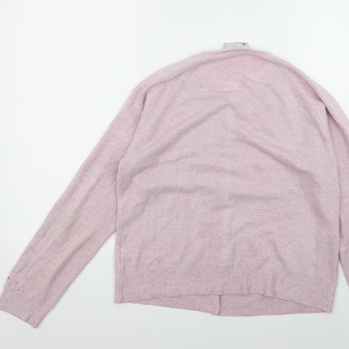 BHS Womens Pink   Cardigan Jumper Size 16