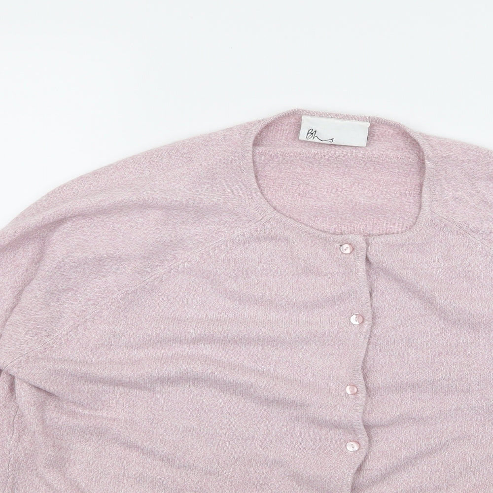 BHS Womens Pink   Cardigan Jumper Size 16