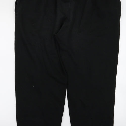 Preworn Mens Black   Trousers  Size L L23 in