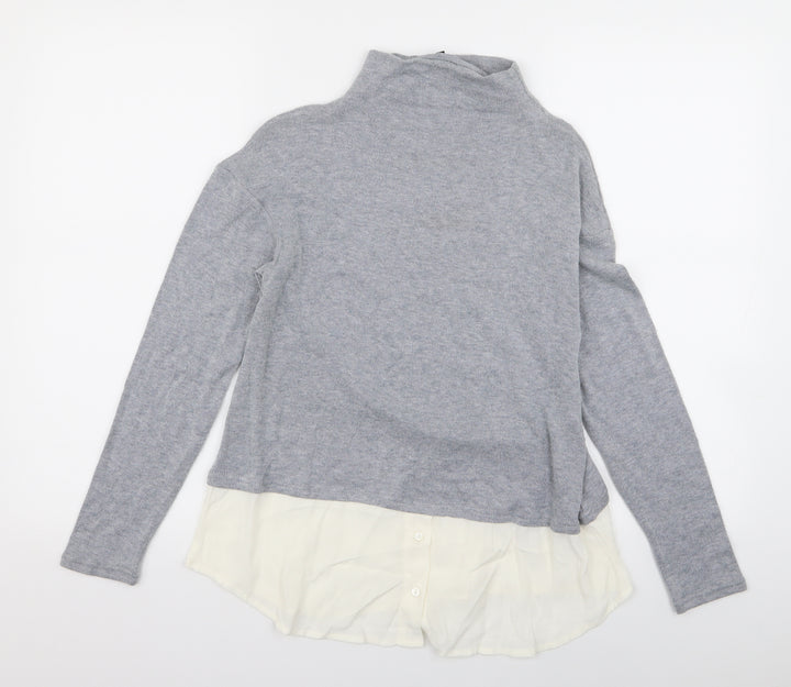 New Look Womens Grey   Pullover Jumper Size 12