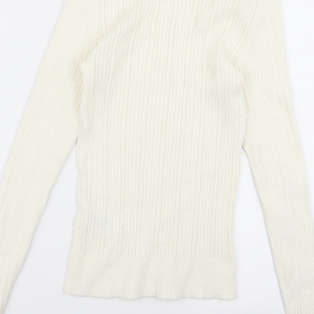 Preworn Womens White   Basic T-Shirt Size S