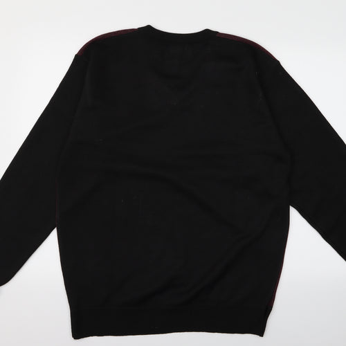 ballantrae Mens Black   Pullover Jumper Size XL