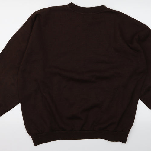 Nelson Ashby Womens Brown   Pullover Jumper Size L