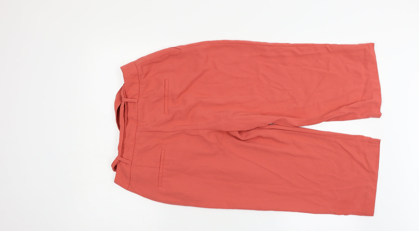 George Womens Orange   Culotte Shorts Size 10