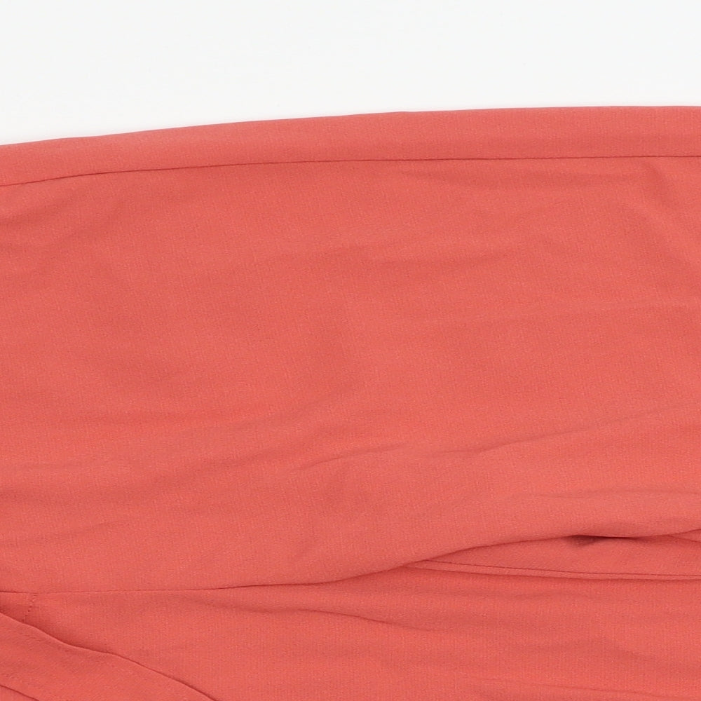 George Womens Orange   Culotte Shorts Size 10