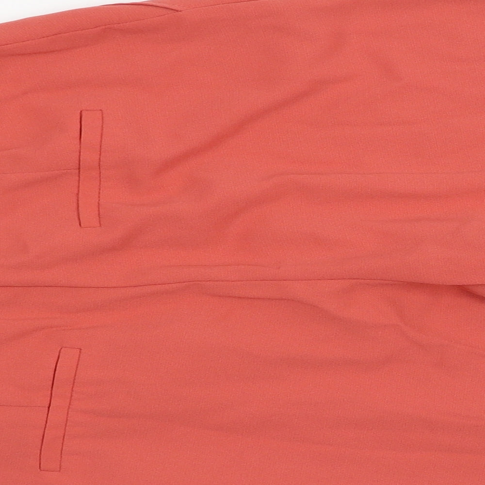 George Womens Orange   Culotte Shorts Size 10