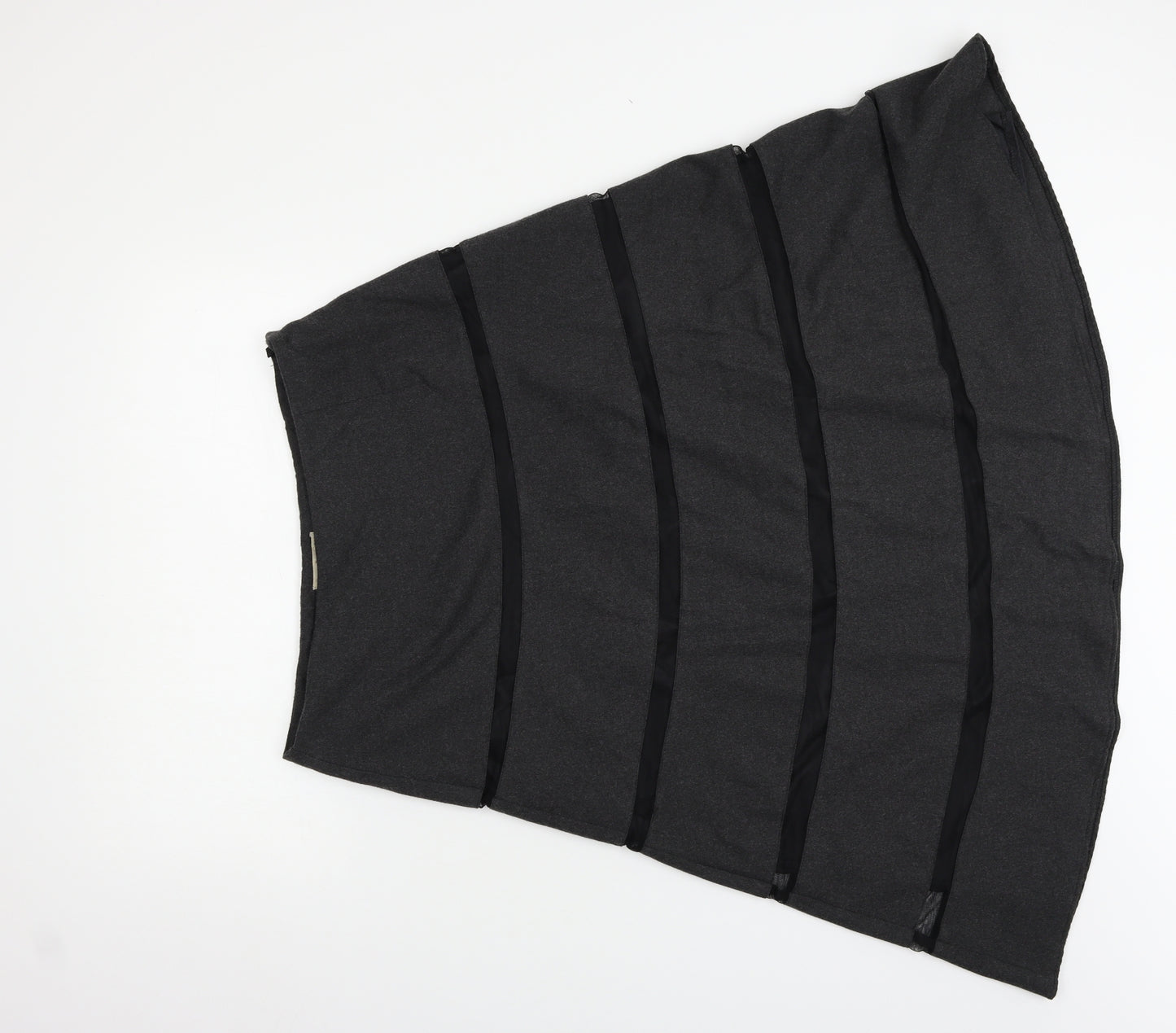 Guzella Womens Grey   A-Line Skirt Size 16