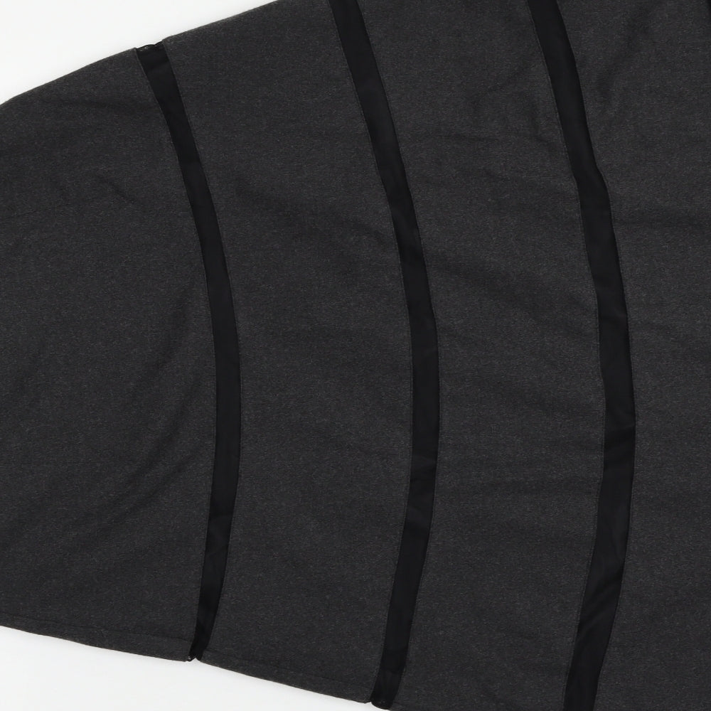 Guzella Womens Grey   A-Line Skirt Size 16