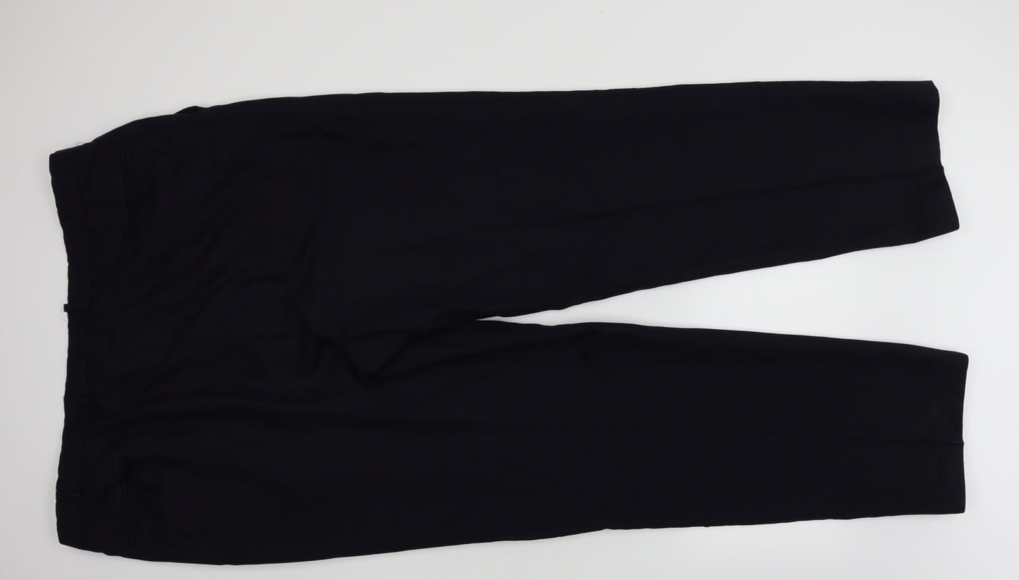 Varteks Mens Blue   Dress Pants Trousers Size XL L32 in