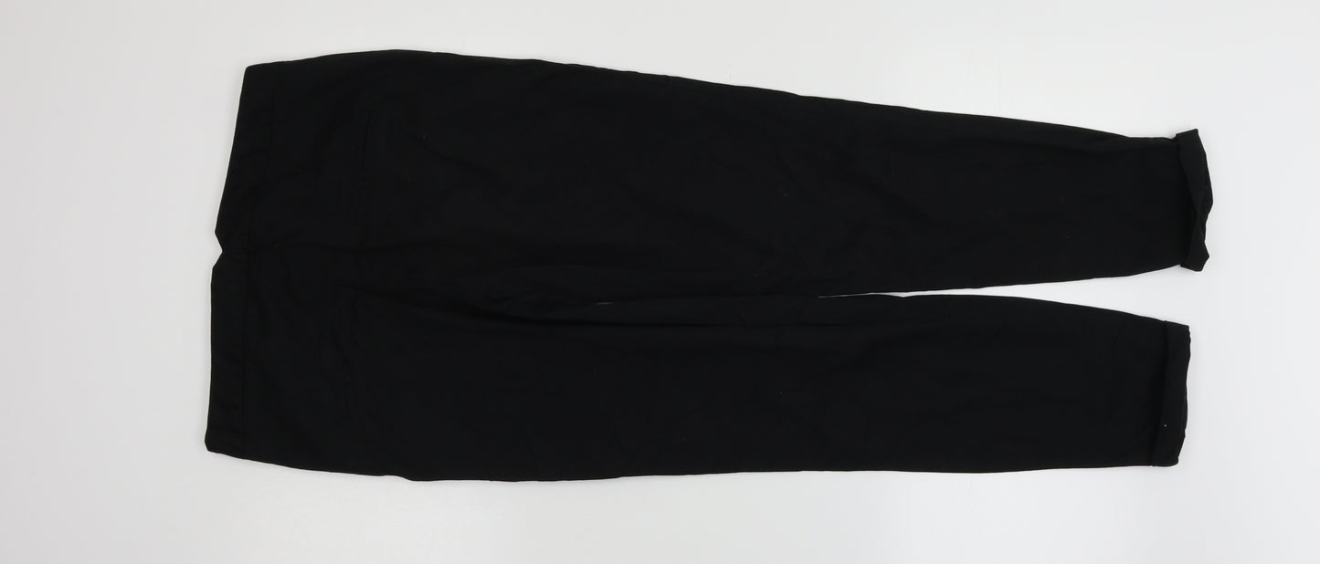 Yagmour Womens Black   Capri Trousers Size 10 L30 in