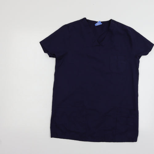 Wio Womens Blue   Basic Blouse Size L