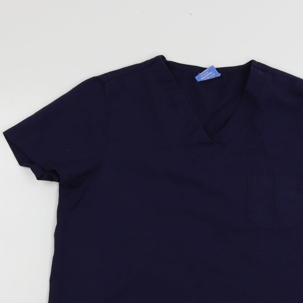 Wio Womens Blue   Basic Blouse Size L
