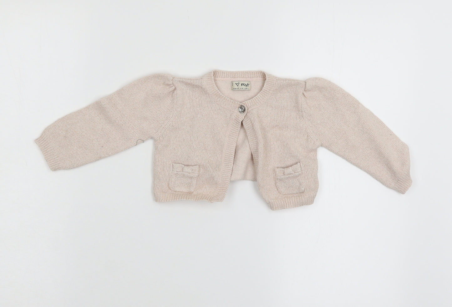 NEXT Baby Pink   Cardigan Jumper Size 12-18 Months