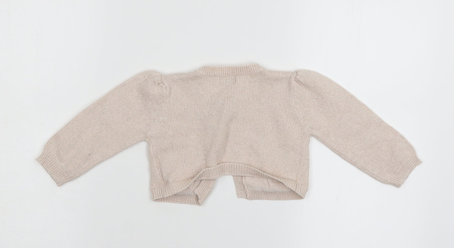 NEXT Baby Pink   Cardigan Jumper Size 12-18 Months