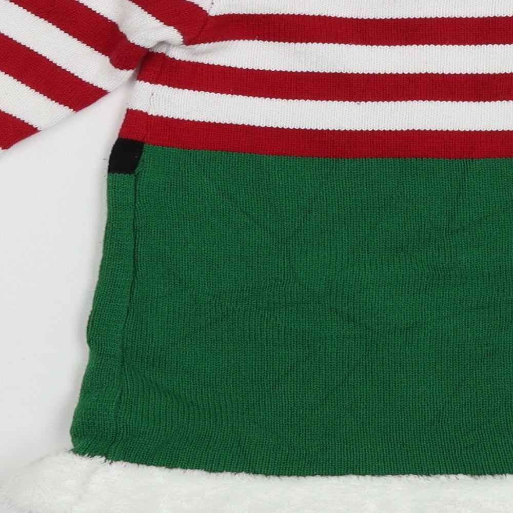 George Girls Multicoloured   Jumper Dress  Size 3 Years  - xmas
