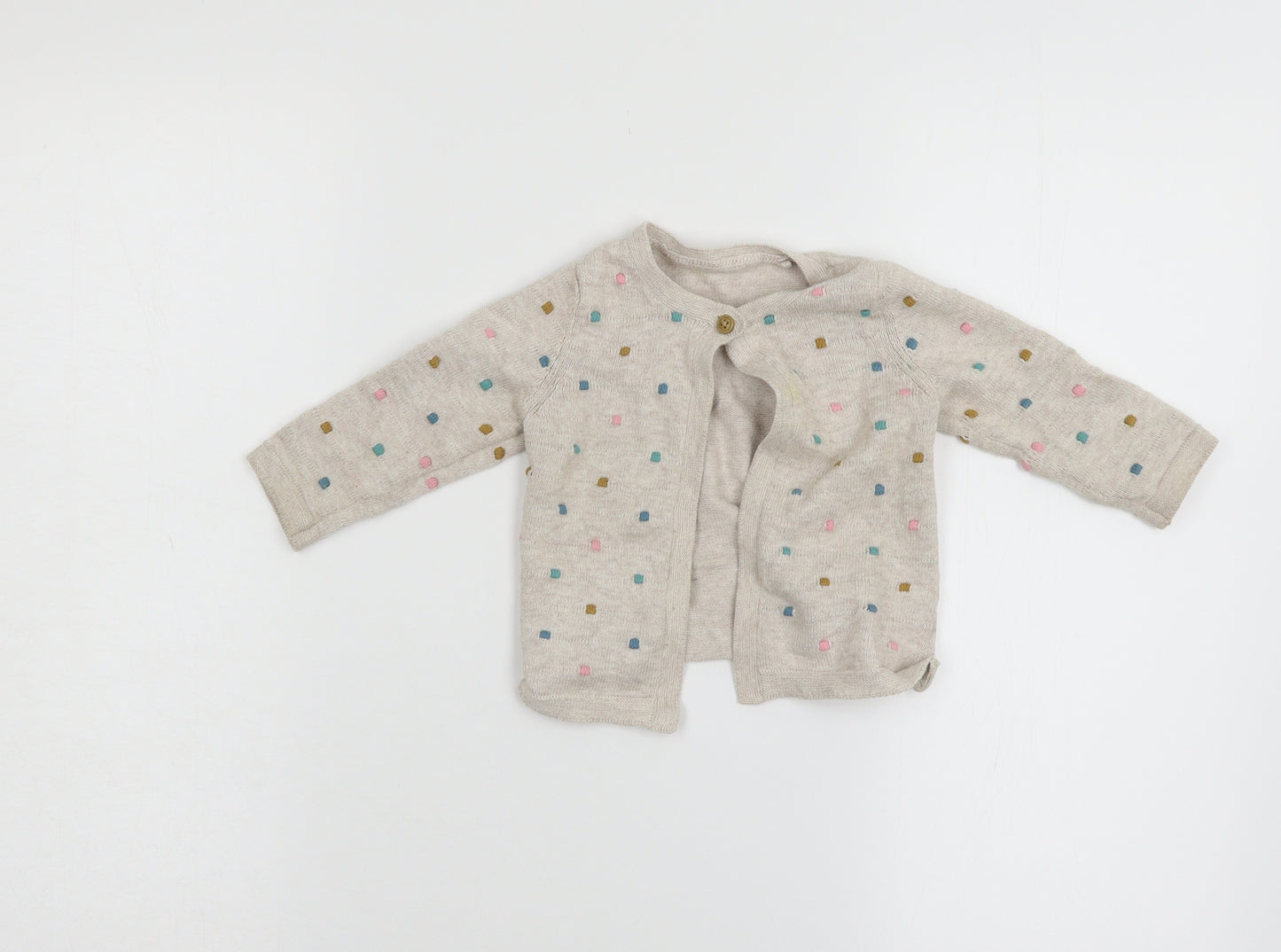 TU Baby Beige   Cardigan Jumper Size 3-6 Months