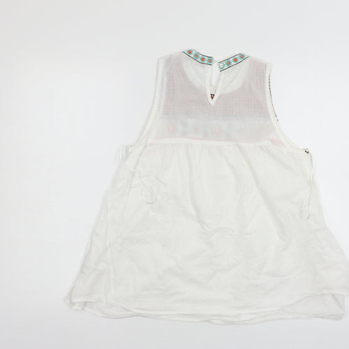 TU Womens White   Basic Blouse Size 10