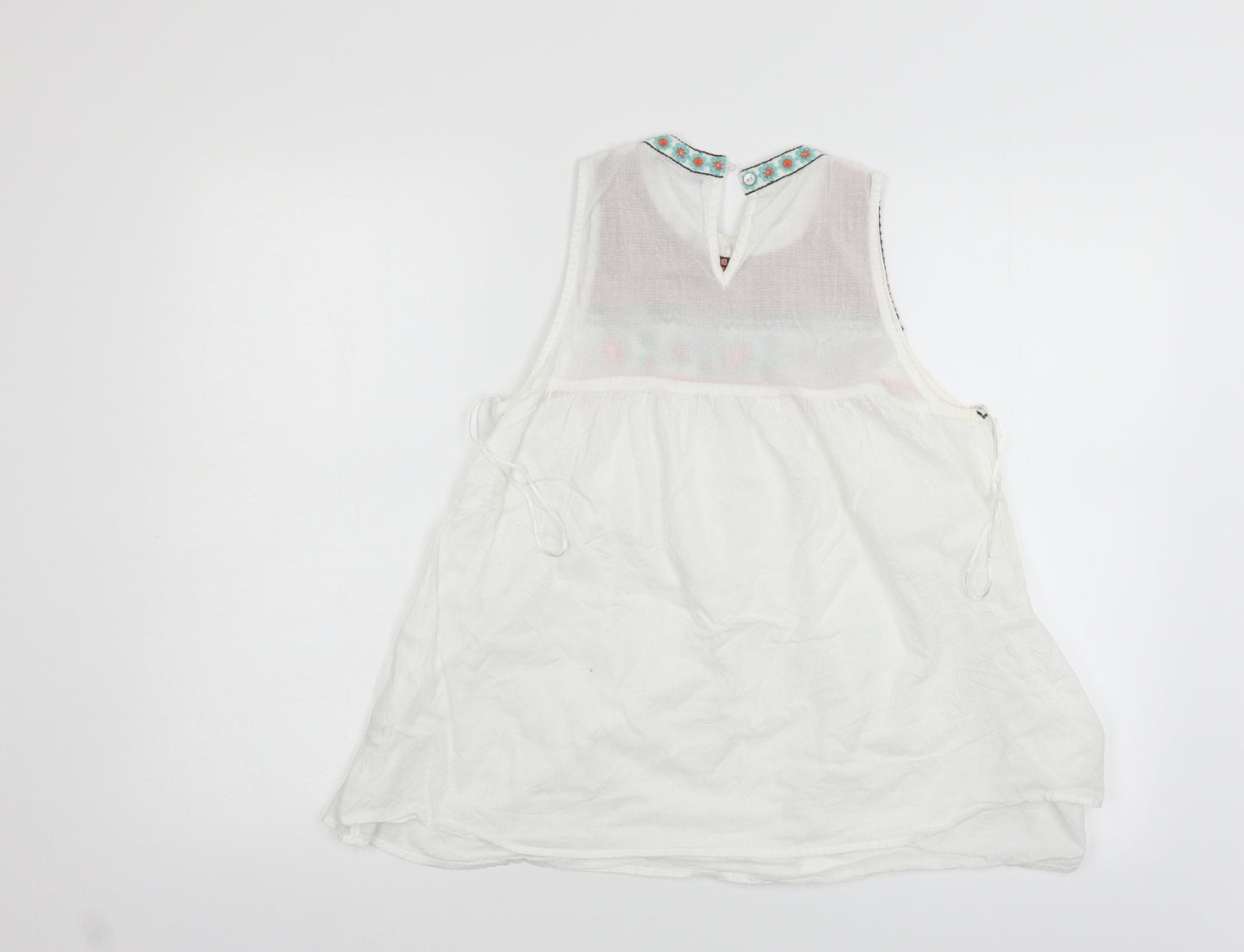 TU Womens White   Basic Blouse Size 10