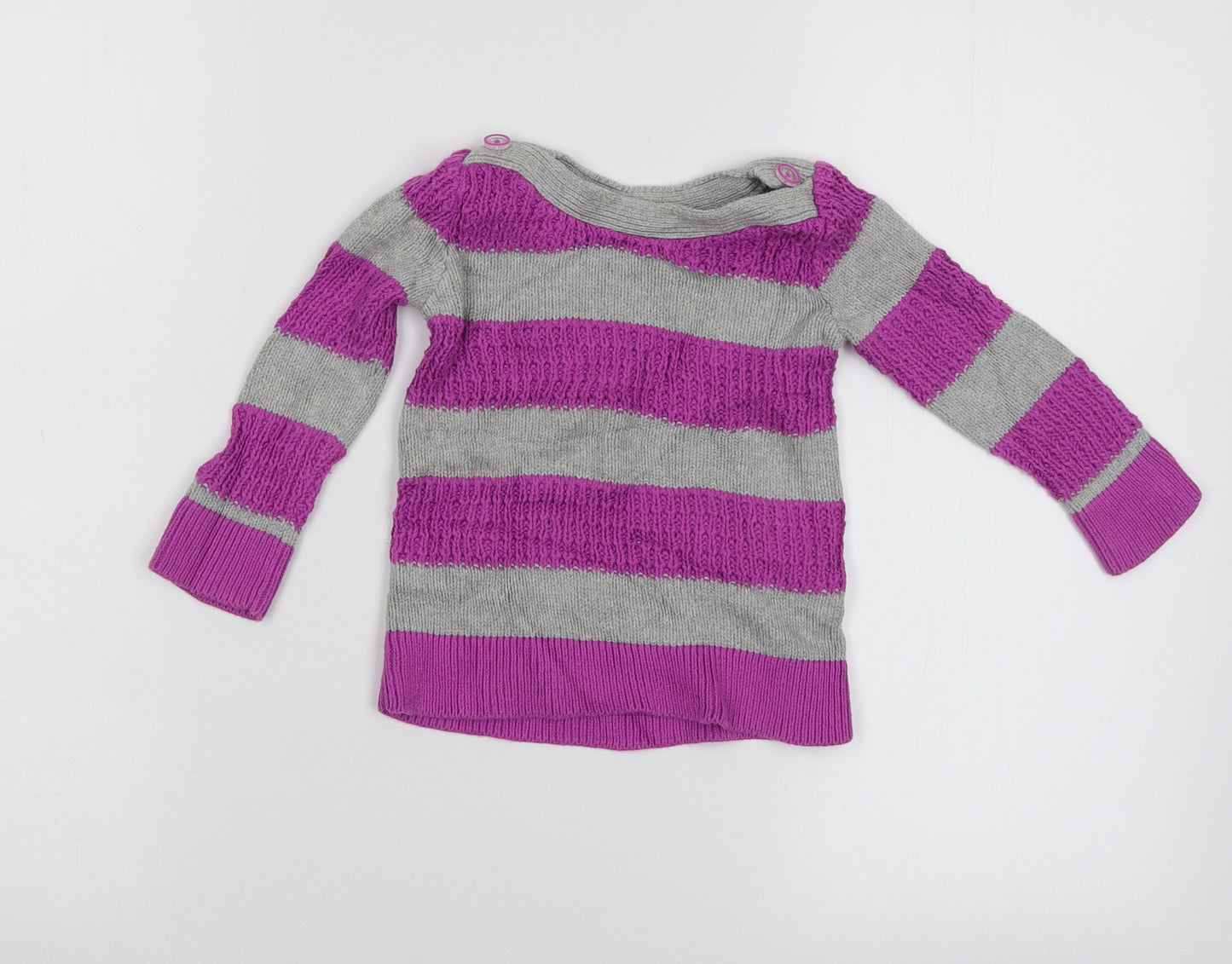 Gap Baby Multicoloured Striped  Pullover Jumper Size 12-18 Months