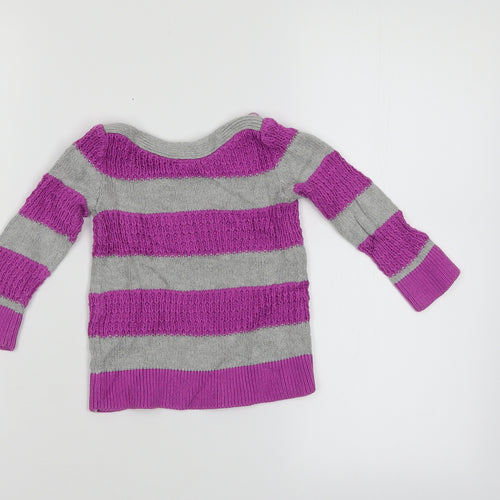 Gap Baby Multicoloured Striped  Pullover Jumper Size 12-18 Months