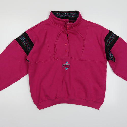 Para Womens Pink   Pullover Sweatshirt Size L